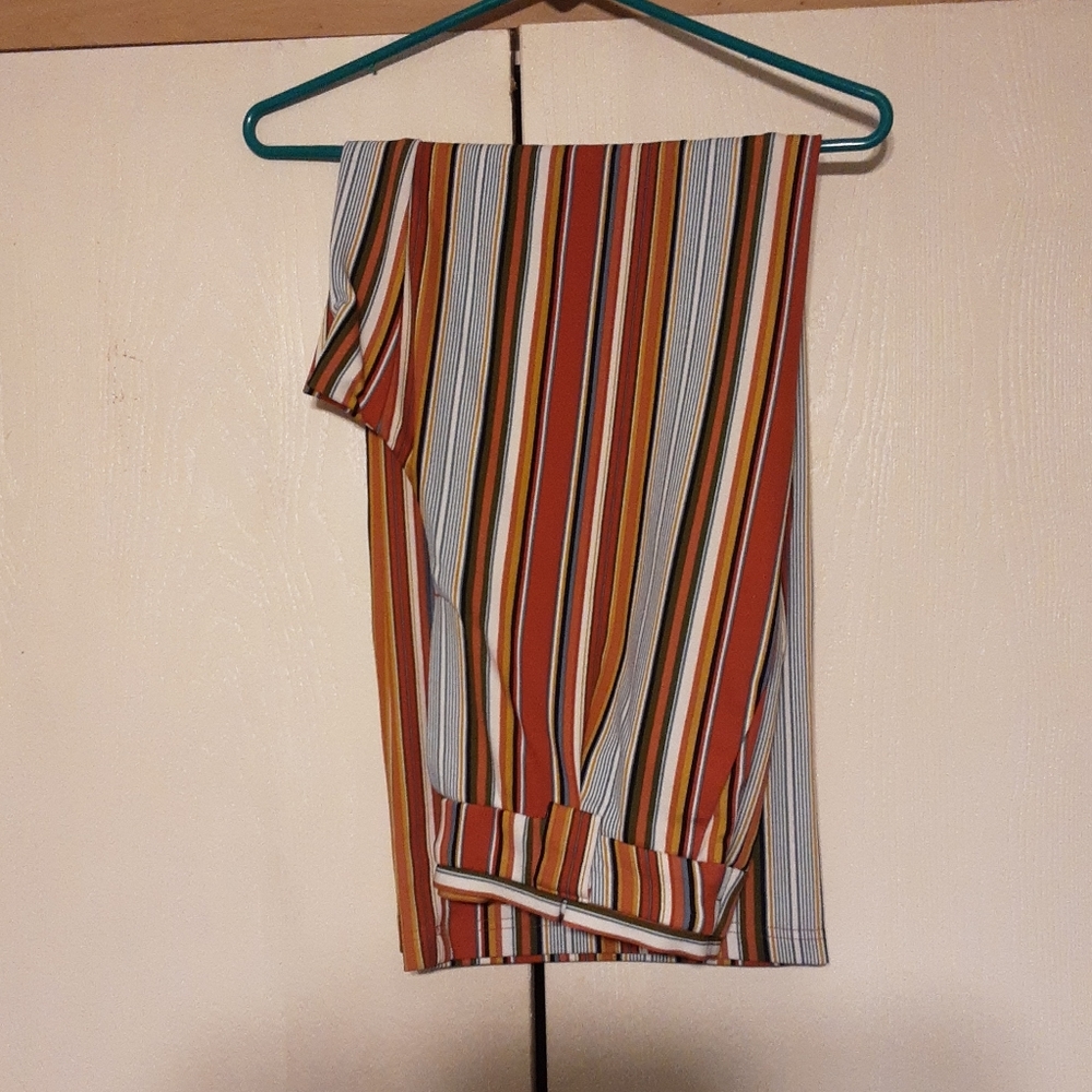 Women's multicolored striped pants